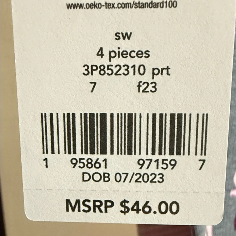 Carter's Pink and Gray Unicorn Pajama Set
